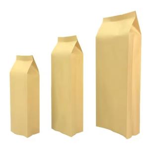 Transparent Plastic Food Packaging Bag With Back Seal Bag Rice Food Packaging