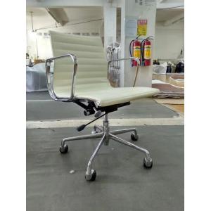 Comfortable Executive Leather Office Chair / White Executive Office Chair