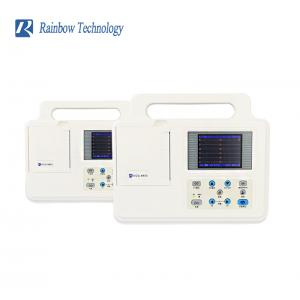 3.5 inch 12 channel Portable Ecg Machine With Printer For Patient