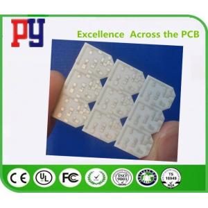 China Durable Rigid Flex PCB Fr4 LED PCB Board 1-3OZ Copper Thickness White Color supplier