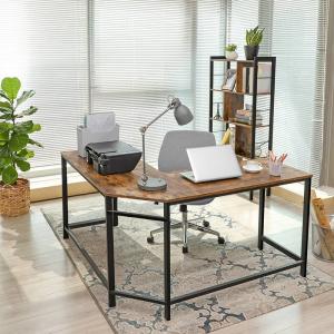Mesa de canto para a venda, mesa em forma de L do computador do computador, mesa rústica do computador, mesa do computador para o escritório domiciliário, ULWD71X