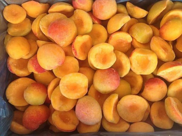 Grade A IQF Frozen Fruit , Individual Quick Freezing Apricot Half / Slices /