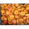 Grade A IQF Frozen Fruit , Individual Quick Freezing Apricot Half / Slices /