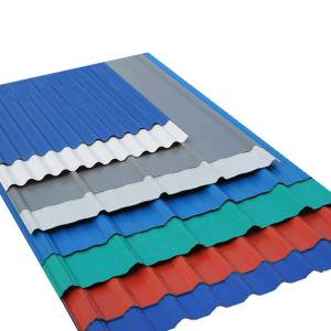 China Minimized Spangle Zinc Coated Steel Corrugated Roofing Sheets TDC51DZM supplier