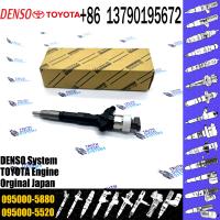 China TOYOTA 2KD 2KD-FTV common rail injector 095000-5881 23670-30050 for toyota hiace diesel fuel injector 23670-30050 095000 on sale