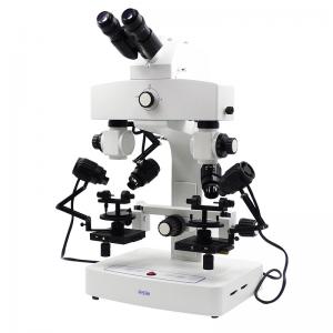 China OPTO-EDU 3.2x - 192x双眼LEDの弾丸の法廷の比較顕微鏡A18.1825 supplier