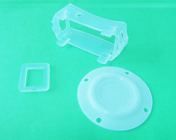Borracha de silicone alta da categoria médica da transparência para o ℃ -50 -