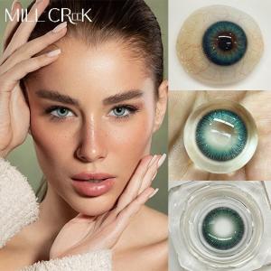 China MC38 Yearly Colored Contact Lenses 14.2mm Diameter Millcreek Lenses With HEMA Material wholesale