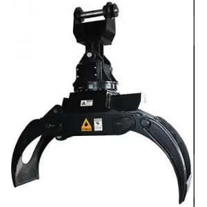 OEM Excavator Hydraulic Log Grapple Rotating For Forestry Machine