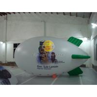 China White Reusable Versatile Inflatable Advertising Helium Zeppelin with Digital Printing on sale