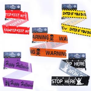 Walking Dead Warning Caution Halloween Decoration Tape Zombie Zone Fright Party