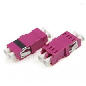 Duplex OM4 Fiber Optic Adapters , lc to lc fiber adapter Symmetry Type
