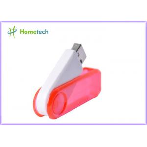 Transparent Plastic Twist USB Sticks , 2GB Micro USB Flash Drive