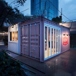 China Bars And Cafes Container Home Prefab House Steel Structure Portable Villa supplier