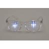 Plastic Rainbow Diffraction Glasses Style For Led Lighting Show