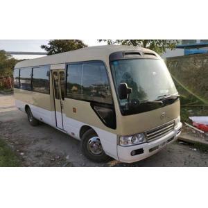 Diesel Fuel Reliable Second Hand Toyota Coaster Bus 1HZ Engine With 29 Seats