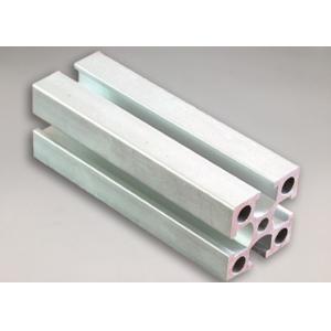 China Silver White Electrophoresis Aluminium Moulding Profiles , Aluminum Extruder supplier