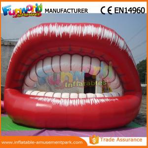 China 5m Long Red Advertising Inflatables Big Month Ladies Lip for Promotion supplier