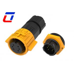 China 120V 6 Pin Waterproof Circular Connector M19 Waterproof Landscape Wire Connectors supplier