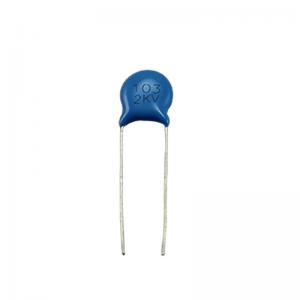 China Blue Polyester Film Capacitor / High Voltage Ceramic Capacitors For X Ray Machine supplier