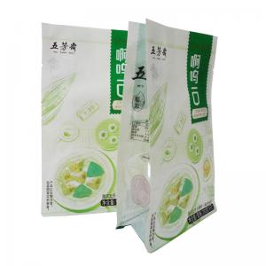 Side Stand Transparent Laminated Pouches Of Frozen Rice Dumpling Plastic Packaging