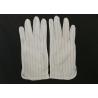 China Micro Fiber Palm Anti Static Gloves 75D Non Toxic Materials With Polyester Binding wholesale