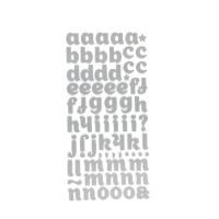 China Promotional 3D Puffy Alphabet Stickers Attractive PVC Foam For Book / Card on sale