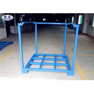 China Cargo Forklift Stacking Pallet Racks Durable Galvanized Iron Steel Save Space supplier