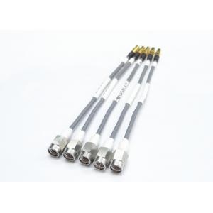 Precision Male Coaxial Cable Fittings SSMA /SSMP Custom Coax Cable Assemblies with Cable CXN3506