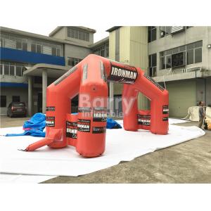China Custom Inflatable Advertising Products Giant Welcome Start Finish Line Inflatable Entrance Arch supplier