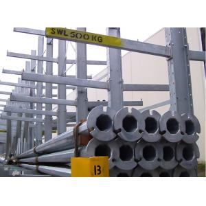 China Industrial Long Pipe Cantilever Storage Rack Adjustable Multilayer Custom Size supplier