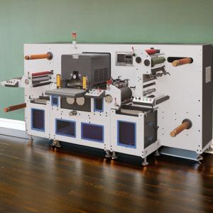 80m/Min High-Grade Full Automatic Flatbed Label Die Cutting Machine For Film And Label Paper Servo Motor Motion Control