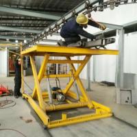 China Scissor Fork Type 12000kg Hydraulic Lifting Work Table Custom Goods Scissor Lift on sale