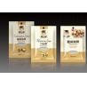 Buy cheap Three Side Seal Foil Pouches Packaging With Zipper Window For Nut Packaging from wholesalers