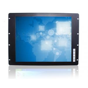 China Industrial 19 Rack Mount Monitor / LCD Panel Embedded Mount With VGA Input supplier