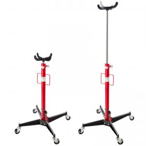 CE 500kg Hydraulic Transmission Stand With 4 Metal Swivel Wheels