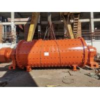 China Red Industrial Grinding 7t/H Copper Ball Mill Horizontal Machines For Mining Process on sale