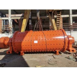 China Red Industrial Grinding 7t/H Copper Ball Mill Horizontal Machines For Mining Process supplier
