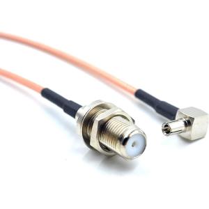 RF F Female To TS9 Male Connector RG316 Flexible Coaxial Cable