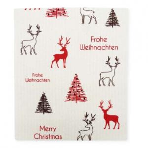 Customized Swedish Dish Cloth Reusable Cleaning Cellulose Sponge Cloths Sustainable