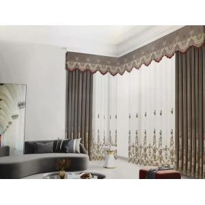 China Solid Shading Window Blackout Voile Curtains Fabric Roller Shades For Bedroom wholesale