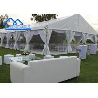 China Clear Span PVC Fabric Party Banquet Tent With Drapery Tent Wedding White Wedding Tent Amazon on sale