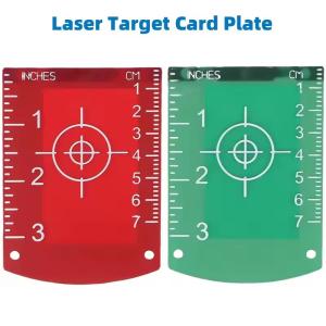 China 6 PCS Magnetic Inch-cm Leveling Board Target Plate Card For Laser Lines Horizontal & Vertical Distance Measuring Tools wholesale