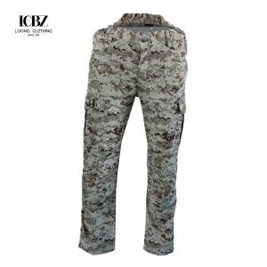 Woodland Camo Style Men's T-Shirt and Moisture Wicking Camo Hunting Pants for Benefit
