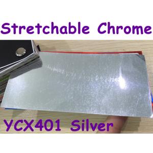 Stretchable Chrome Mirror Car Wrapping Vinyl Film - Chrome Silver