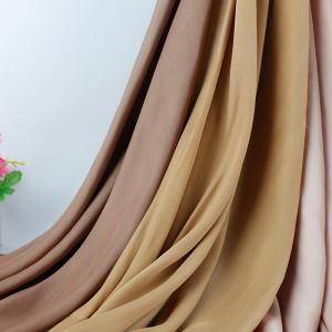 130GSM Dyeing Polyester Fabric Plain Smooth Dress Textile Material Satin Fabric