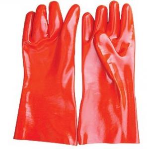 China PVC Glove, Interlock full coated PVC glove, Long Cuff supplier