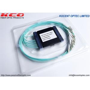 China Multimode OM3 Fiber Optical Coupler Splitter 1*2 1*4 1*8  SC LC FC ST Connector supplier