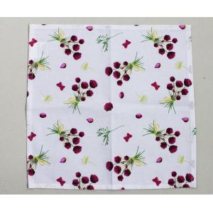 China 36 * 38cm Floral Kitchen Dish Towels With High Water And Grease Absorption supplier