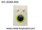 Resin Ball Industrial Trackball Mouse Waterproof Buttons With Metal Panel Mount